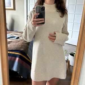Halogen Cashmere and Wool Sweater Dress (size medium)